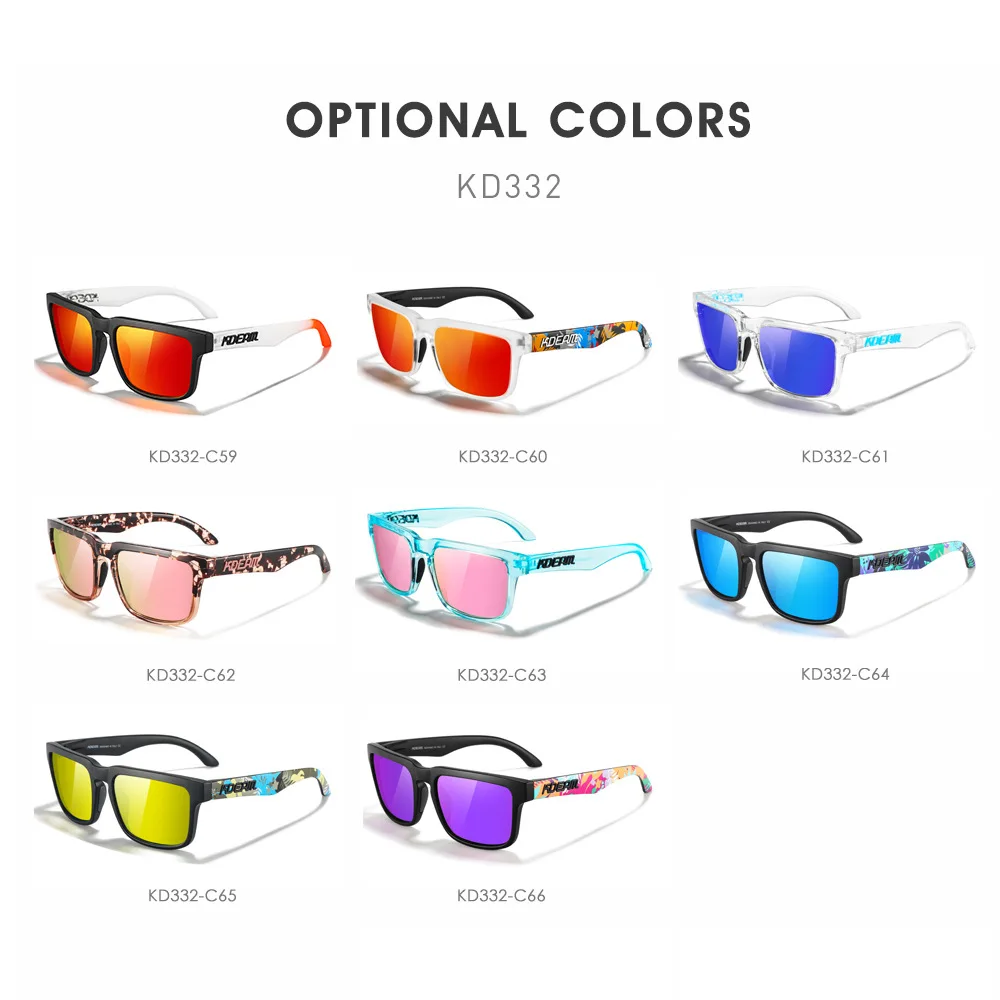 High-quality sunglasses featuring vibrant frame and lens options for stylish protection.